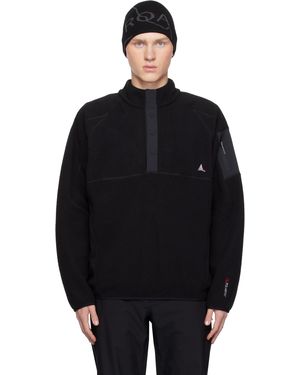 Roa Polartec ボタンアップ フリースジャケット - ブラック