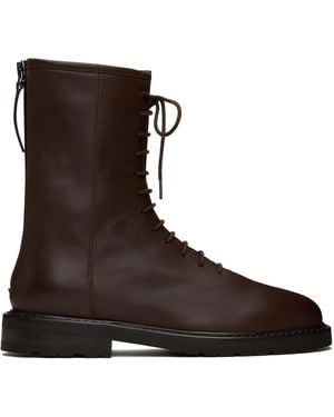 LEGRES Combat Boots - Brown