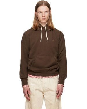 Polo Ralph Lauren 'The Rl Fleece' Hoodie - Brown