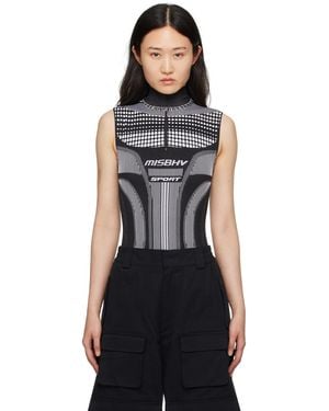 MISBHV Black & White Europa Bodysuit