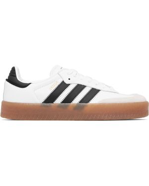 adidas gazelle silver green womens Women's adidas Samba OG in Core Black / Off White 7 main image 1