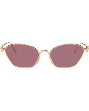 Loewe Anagram Hexagonal Sunglasses - Pink