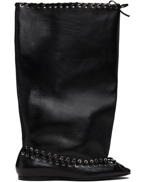 August Barron Flat Level Boots - Black