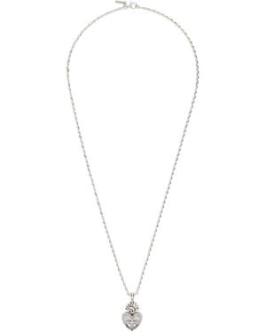 Emanuele Bicocchi Sacred Heart Necklace - Metallic