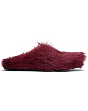 Marni Fussbett Sabot Slip-On Loafers - Red