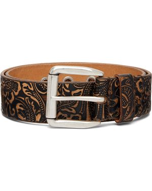 Our Legacy Tan 4Cm Belt - Black