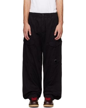 C.P. Company Micro-Reps Boxy Lens Cargo Trousers - Black