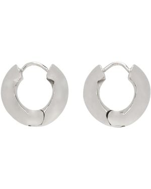C.Chesnais シルバー Petit Helix ピアス メタリック | Lyst