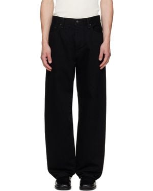 vowels Baggy Jeans - Black