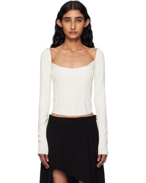 Mugler Ottoman Long Sleeve T-Shirt - Black