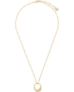 Marni Collier Doré À Pendentif De Bague - Blanc