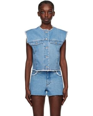 A.P.C. Barbara Denim Vest - Blue