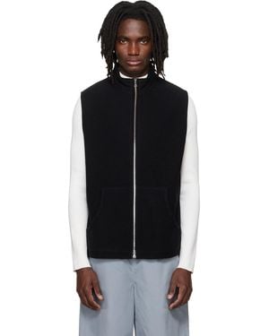 Rier Fleece Full Zip Vest - Black