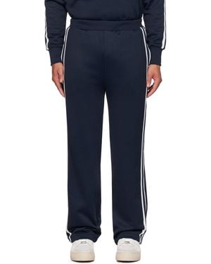 Ami Paris Ssense Exclusive Navy Track Pants - Blue