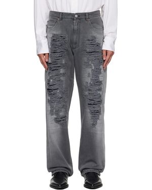 MM6 by Maison Margiela 5-Pocket Jeans - Black