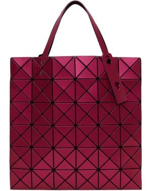 Issey Miyake Lucent Metallic Tote - Red