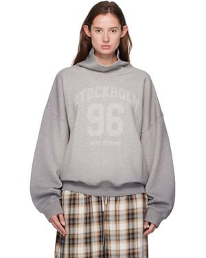 Acne Studios High-Neck Turtleneck - Grey