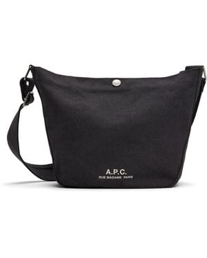 A.P.C. Journal Small Satchel - Black