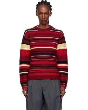 JW Anderson Multi Stripe Jumper - Red