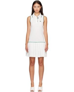 Burberry Cotton Tennis Minidress - White