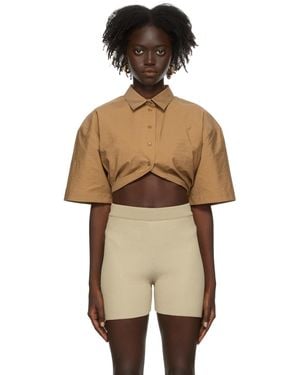 Jacquemus La Montagne コレクション La Chemise Ballu シャツ - ナチュラル