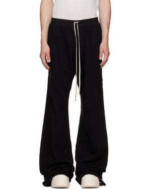 Rick Owens Tower Wide Pusher Joggers - Black