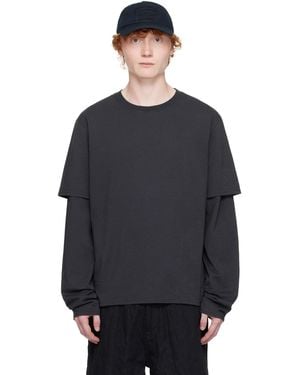 Still Kelly T-Shirt Étagé 'Winner' Noir - Bleu