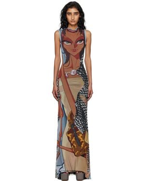 OTTOLINGER Mesh Maxi Dress - Black