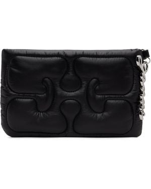Ganni Quilted Re-Tech Pouch - Black
