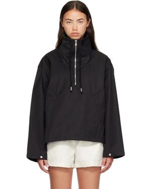 Agolde Lydia Popover Anorak - Black