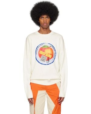 JW Anderson Off-white 'eat Me' Jumper - Orange