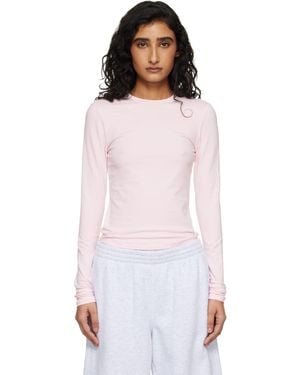Skims Cotton Jersey Long Sleeve T-Shirt - Multicolour