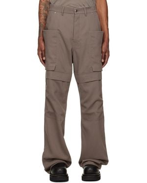 Rick Owens Tower Stefan Cargo Trousers - Brown