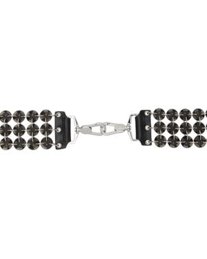 STEFAN COOKE Button Bag Strap - Black