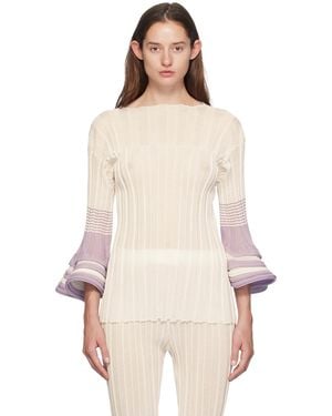 Issey Miyake Asagao Sweater - Natural