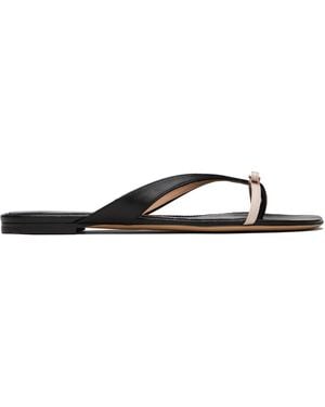 Ferragamo Mini Bow Flip-Flops - Black