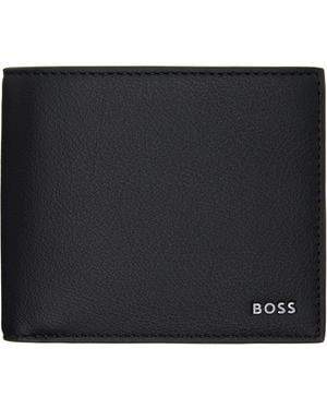 BOSS Portefeuille À Deux Volets Noir