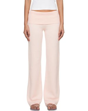 Skims 'Sweater Knits' Foldover Lounge Trousers - Multicolour
