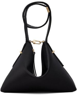 TOTEME Bevel Satin Wristlet Clutch - Black