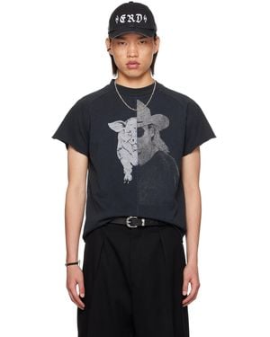 Enfants Riches Deprimes Junk Pig Assemblage T-Shirt - Black