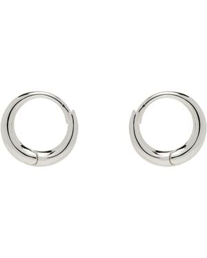 Sophie Buhai Medium Nouveau Hoop Earrings - Metallic