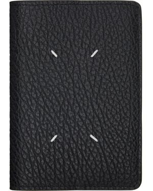 Maison Margiela Four Stitches Passport Holder - Black