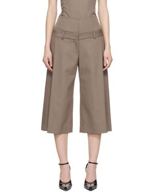 KNWLS Jett Culottes Pants - Gray