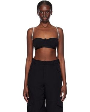 Gcds Chain Bra - Black