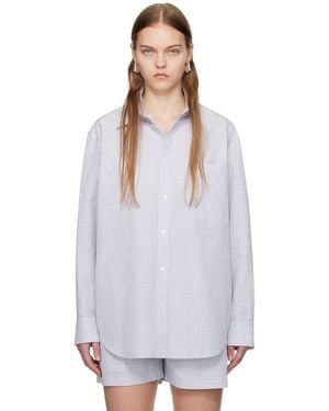 Bottega Veneta Checked Shirt - White