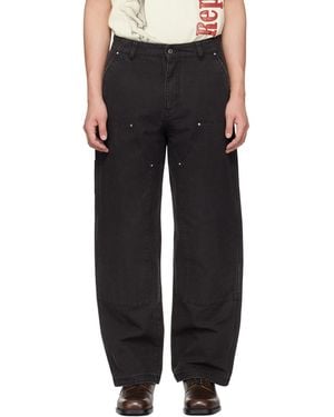Represent Heaton Workwear Trousers - Black