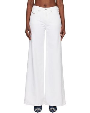 DIESEL 1978 D-Akemi Flare Jeans - White