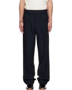 Fear Of God Wool Straight Leg Pants - Black