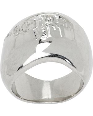 Jean Paul Gaultier 'The Logo' Ring - Grey