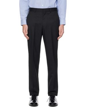 Comme des Garçons Pinstripe Pants - Blue